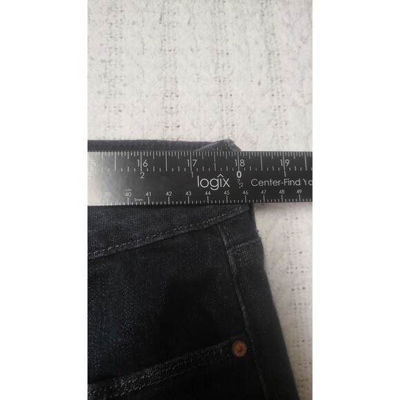 Signature by Levi Strauss Mid Rise Skinny Women's Jeans Black Sz 18M - Picture 3 of 7